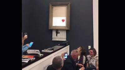 Das Bild wurde direkt nach dem Zuschlag geschreddert