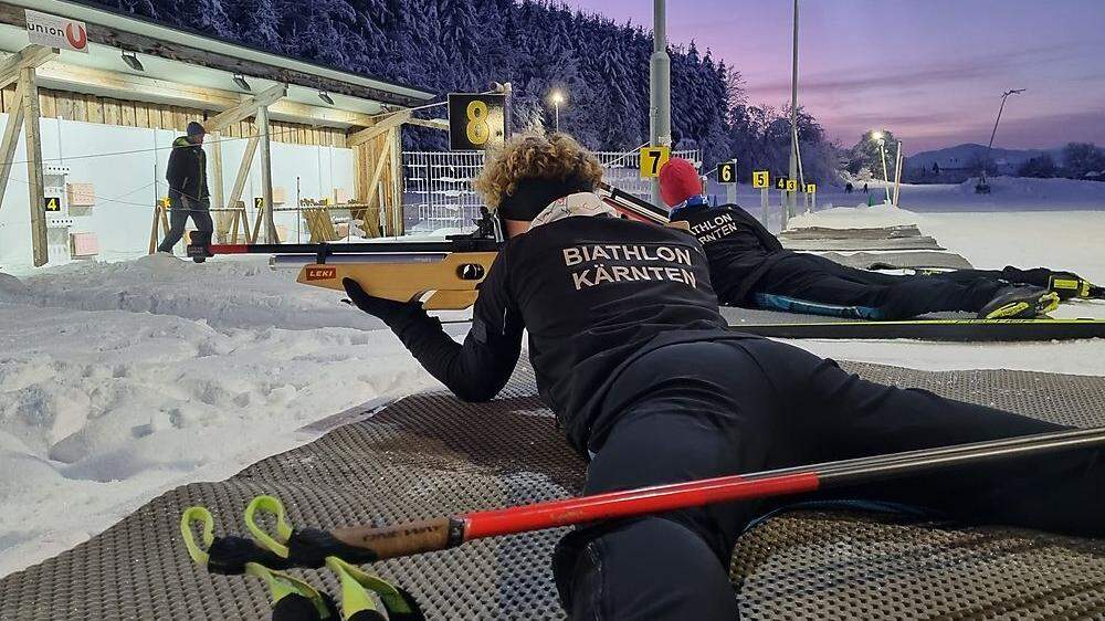 Im Langlauf-Zentrum St. Jakob steht der einzige Biathlon-Schießstand Österreichs mit Flutlicht