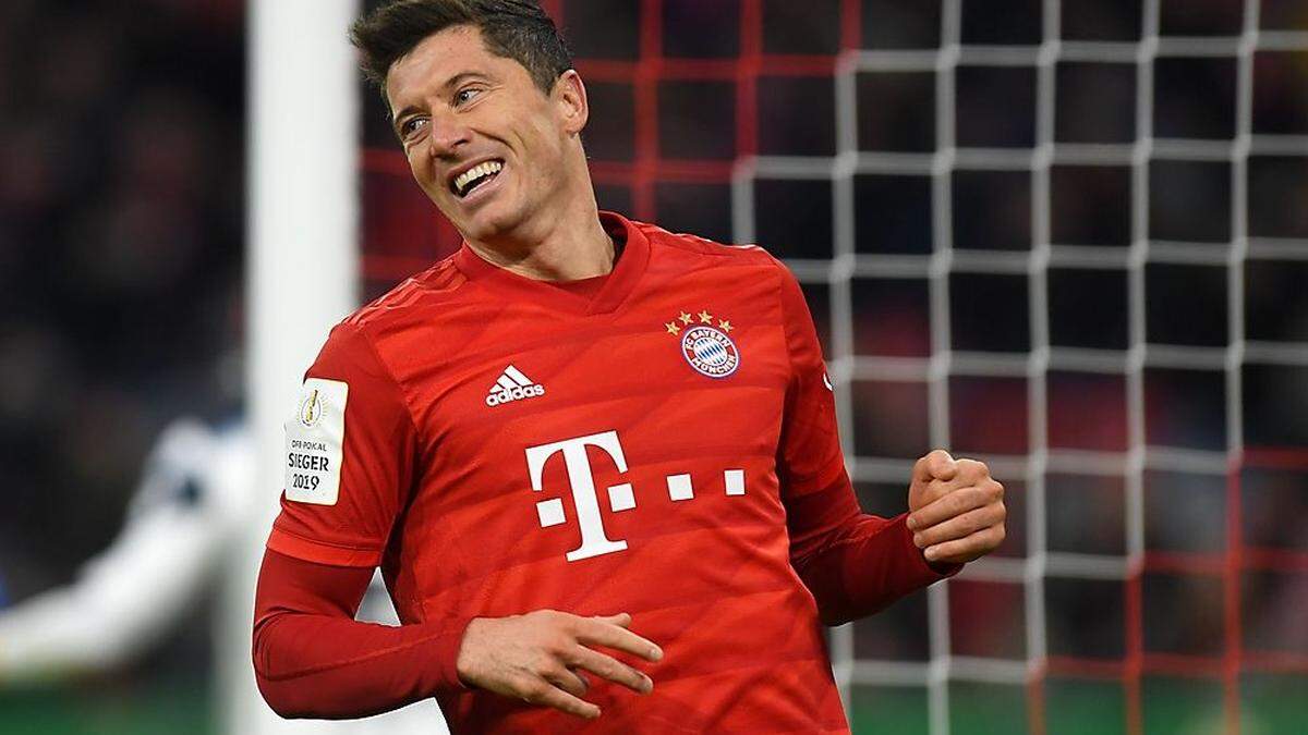 Hat derzeit allen Grund zur Freude: Robert Lewandowski