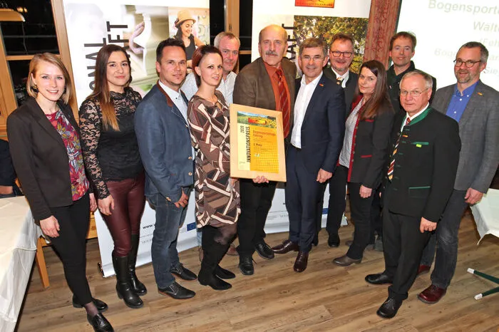 Bogensportclub Vulkanland mit Obmann Walter Orgl