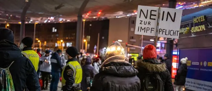 Archivbild: Protest von Impfgegnern im Jahr 2021 in Graz 