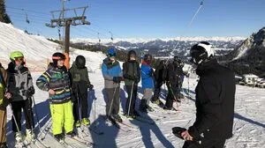 Die Lehrlingsakademiker am Nassfeld im Jänner 2022