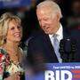 Jill und Joe Biden: Ab vier Uhr MESZ heute Nacht steht der Name Jill Biden auf dem Nominierungsparteitag der Demokraten