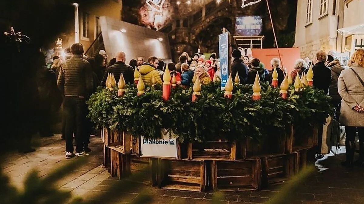 Der Wichern-Adventkranz der Diakonie in Graz
