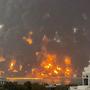 Jemen Houthis Israel | Israel reagierte auf den Drohnenangriff der Huthis mit einem Angriff auf Öllager der Huthis in der Hafenstadt Hodeida im Jemen