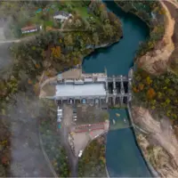 Das Pumpspeicherprojekt Vouglans/Saut-Mortier am Fluss Ain in Frankreich