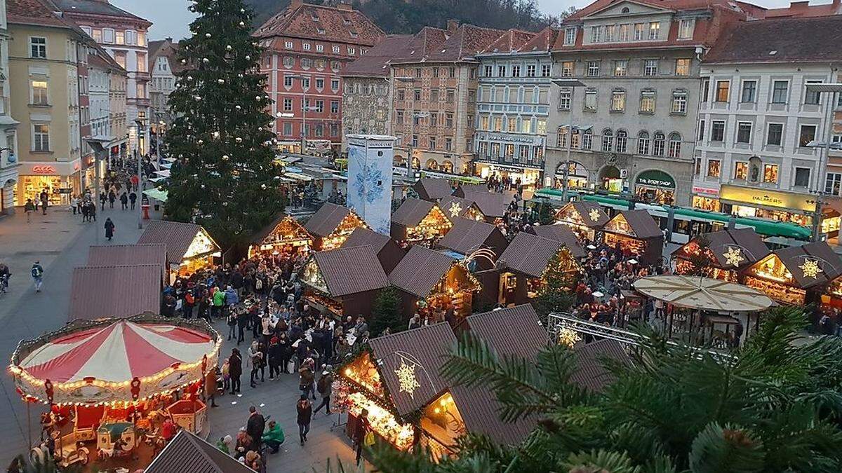 Die Grazer Adventmärkte wurden Freitagnachmittag eröffnet