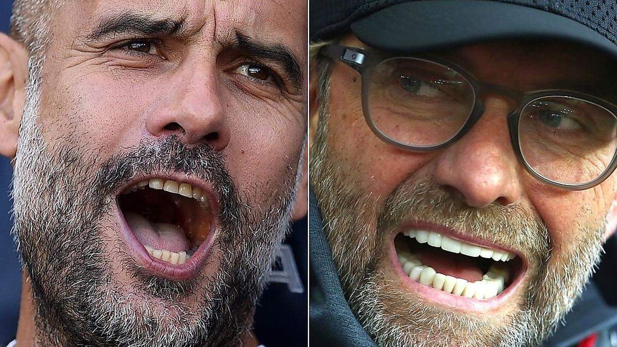 Pep Guardiola und Jürgen Klopp