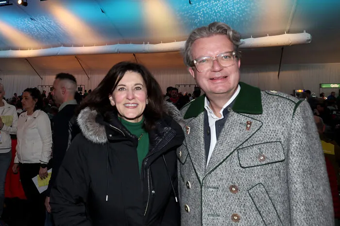 Victoria Reggie Kennedy und Landeshauptmann Christopher Drexler