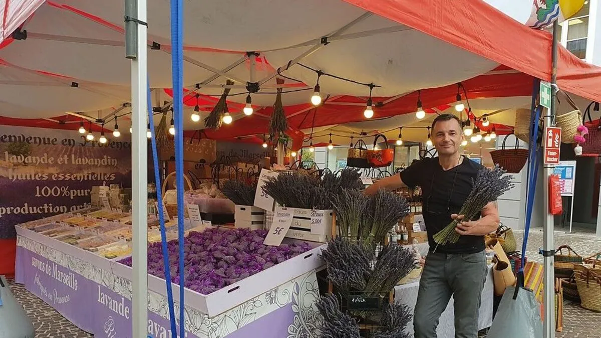 Von Lavendel bis Seife haben die Martfieranten alles mit dabei