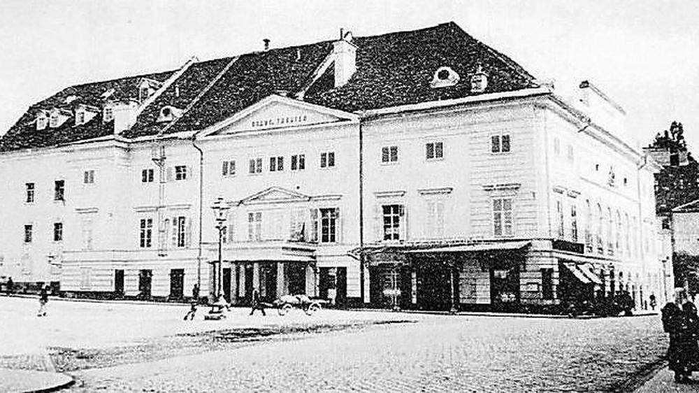 Das Theater am Franzensplatz, in dem die ersten Urania-Veranstaltungen stattfanden