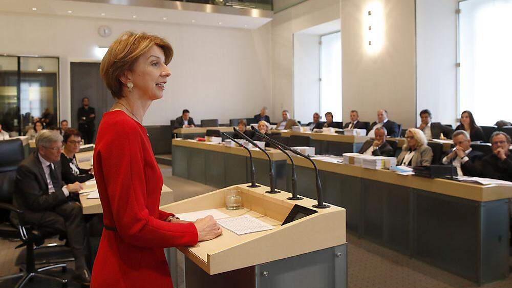 Finanzreferentin Gaby Schaunig hält bereits am Donnerstag die Budgetrede im Landtag