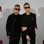 Martin Gore (links) und Dave Gahan, der "Rest" von Depeche Mode