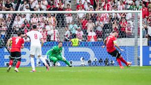 Marko Arnautovic verwertet gegen Polen