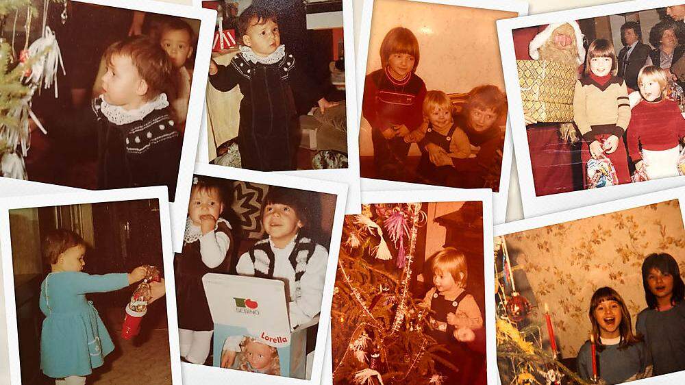 Weihnachtsschnappschüsse: Die Kinder der Familien Oster und Rakowitz