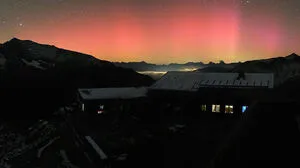 Nordlicht von der Edelweißspitze aus (Glocknergruppe)