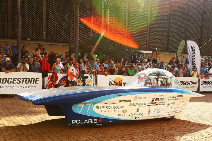 Die World Solar Challenge startete am Sonntag in der nordaustralischen Stadt Darwin.