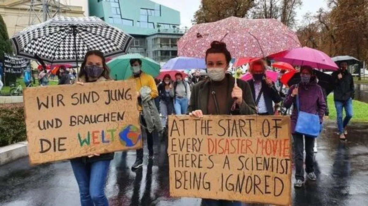 Der internationale Klimastreik findet am 24. September auch wieder in Graz statt. Das Foto stammt aus dem Vorjahr