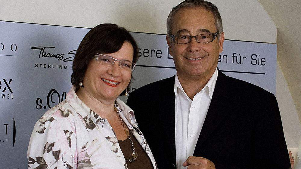 Waltraud Waschier mit Ehemann Karl Pacher	