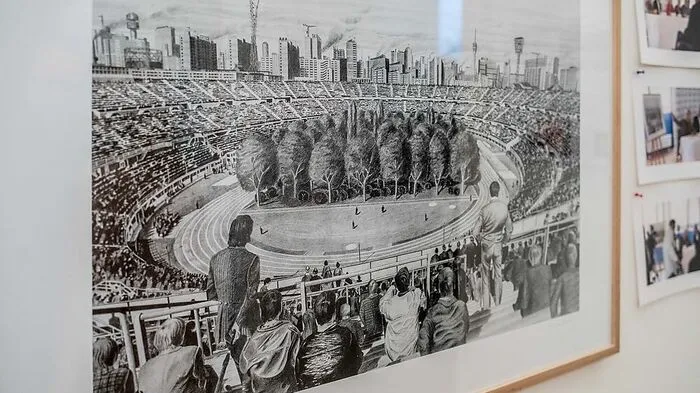 Ausgangspunkt der Kunstinstallation ist eine Zeichnung des Wiener Künstlers Max Peintner aus 1971