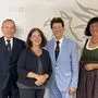 Bürgermeisterin Elke Kahr empfing das Präsidium des AÖWB – Wolfgang Ruso, Werner Götz und Edith Pürschel (v. l. n. r.)