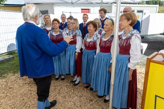 Auch ein Chor durfte in Rosegg nicht fehlen.