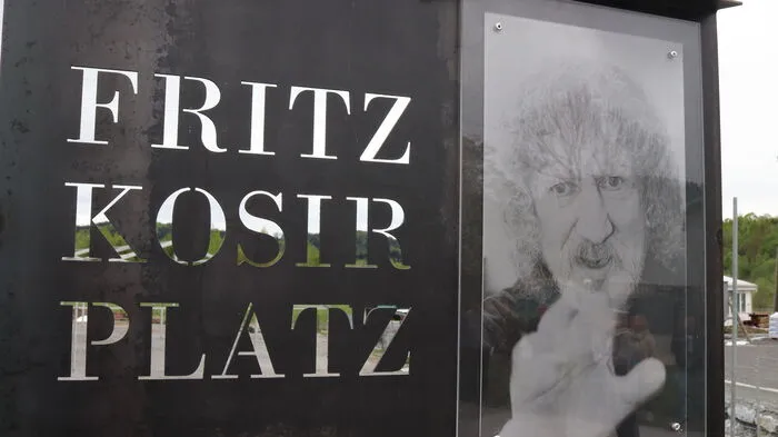 Fritz Kosir kannte wohl jeder im Bezirk. Jetzt wurde der regionalen "Kultfigur" ein bauliches Denkmal gesetzt.