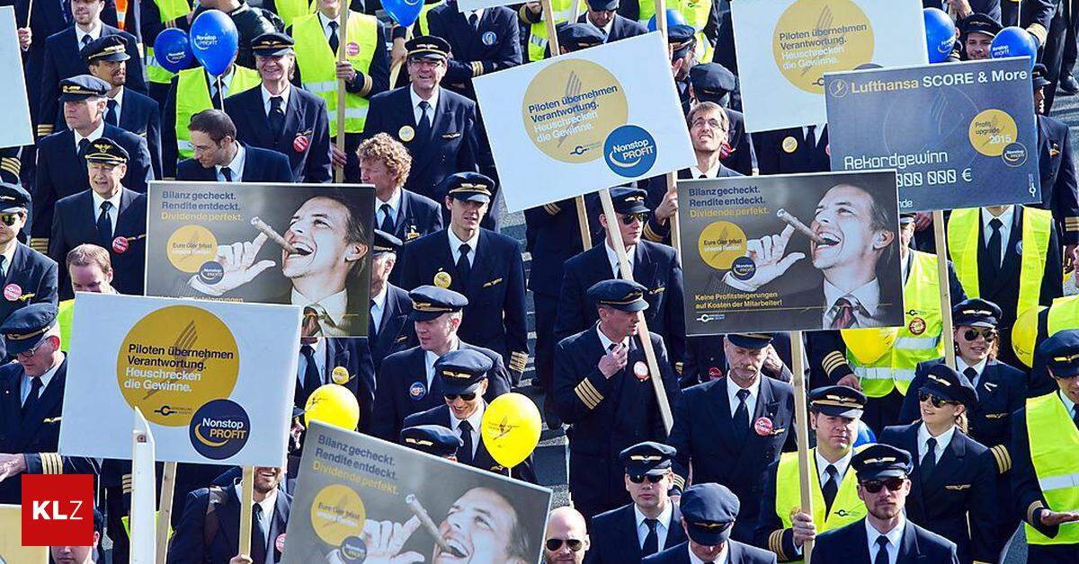 Tarifstreit: Lufthansa-Piloten Drohen Schon Wieder Mit Streik