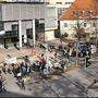 Auch auf dem St. Veiter-Ring waren die Demonstranten unterwegs 