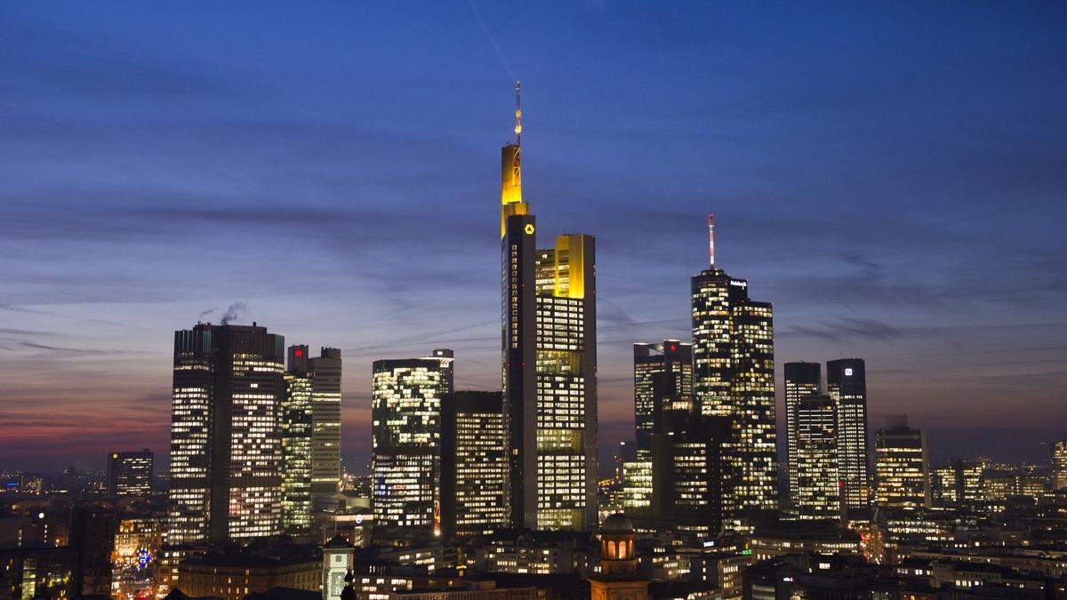 Banken-Skyline in Frankfurt
