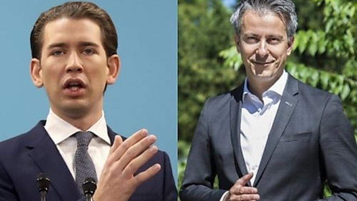 Kurt Hohensinner (rechts) verhandelt für Sebastian Kurz das Thema &quot;Integration&quot;