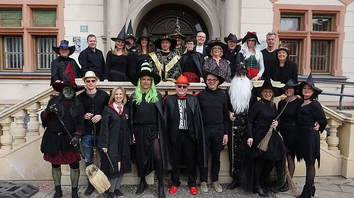 Zauberhaft ging es bei den Mitarbeitern der Stadtgemeinde zu
