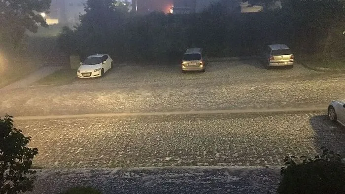 Hagel in St. Veit