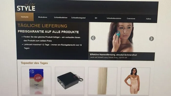 So sieht die Website aus