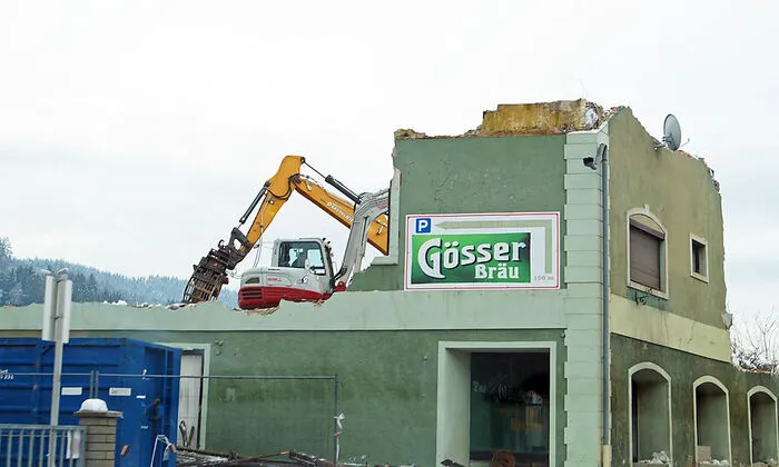 Ein Stück Geschichte der Stadt Spittal wird abgerissen