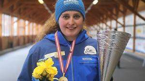 Evelyn Perhab holte bei der EM in Südtirol zwei Mal Gold