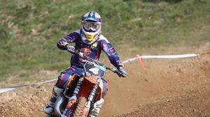 Motocross-Staatsmeister Marcel Stauffer fährt am Samstag in Strallegg 
