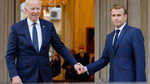 Erstes Treffen von Biden und Macron nach U-Boot-Krise in Rom am Vorabend des G-20-Gipfels
