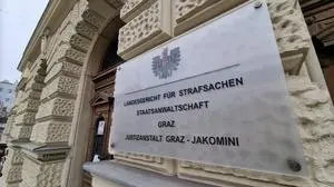 Landesgericht für Strafsachen Graz, Sujet Prozess, Verhandlung, Straflandesgericht Graz Steiermark