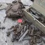 Ein Teil der gefunden Kriegsrelikte