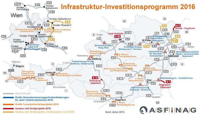 Infrastruktur-Investitionsprogramm 2016