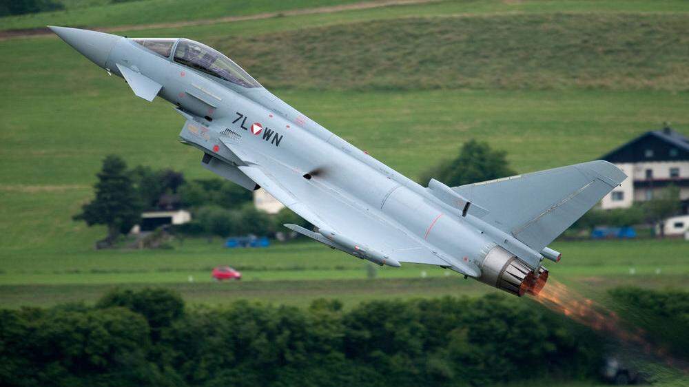 Laut wird es am Dienstagnachmittag im Aichfeld, wenn die Eurofighter für das Airpower-Training aufsteigen