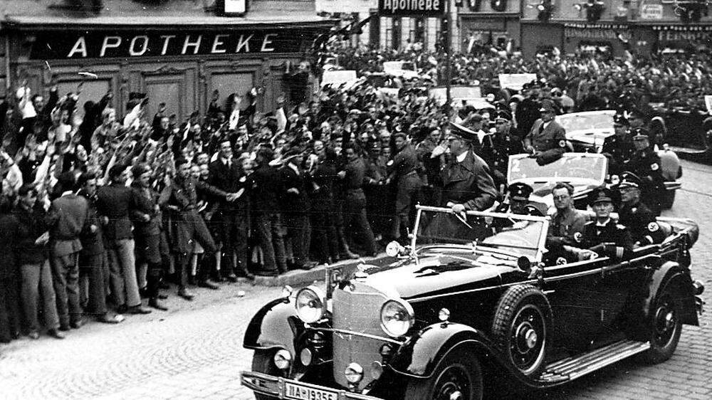 Hochrangige Nationalsozialisten, darunter auch Hitler selbst, kamen Anfang April nach Graz.