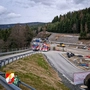 Einsatz auf der Großbaustelle Herzogbergtunnel