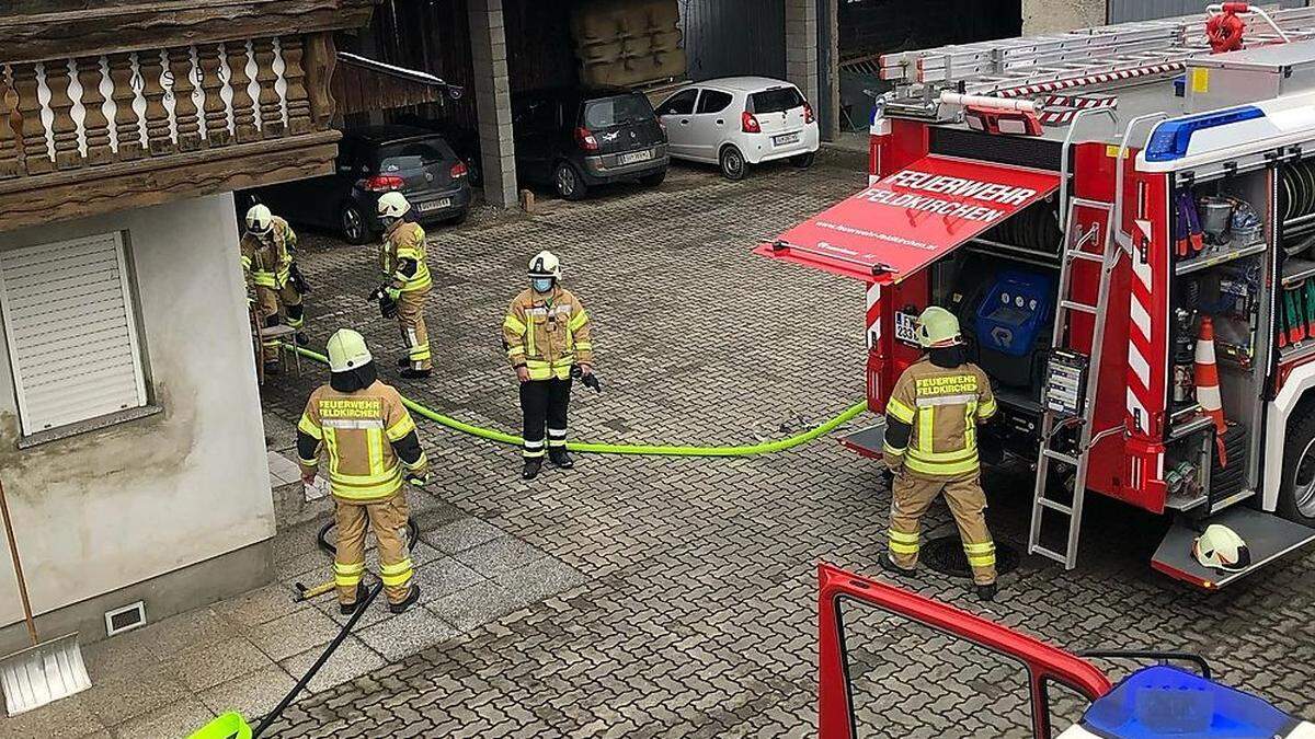 Zwei Feuerwehren standen im Löscheinsatz