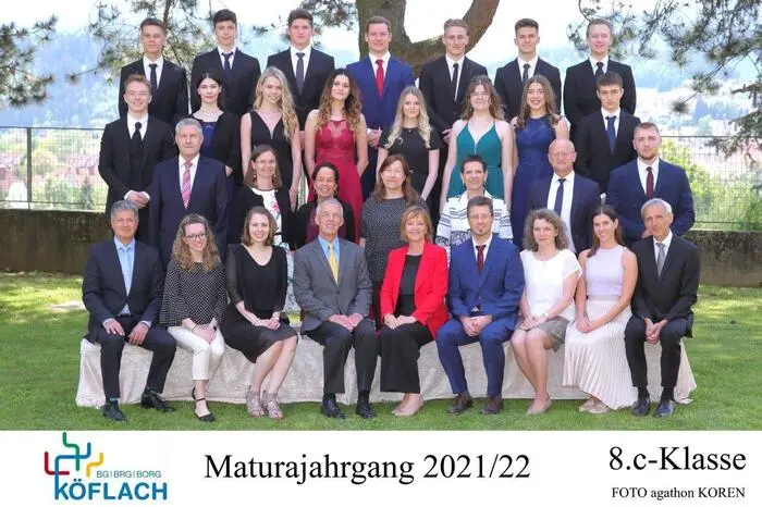 8C-Klasse: Leonhard Langmann, Lisa Reithofer, Clemens Schalamun, Alina Steirer, Liam Christandl, Niklas Kraiczar, Lena Pongritz, Sara Raudner, Elias Bocksruker, Johannes Eibinger, Felix Grießl, David Herz, Luca Hösele, Leonardo Schille, Victoria Semlitsch