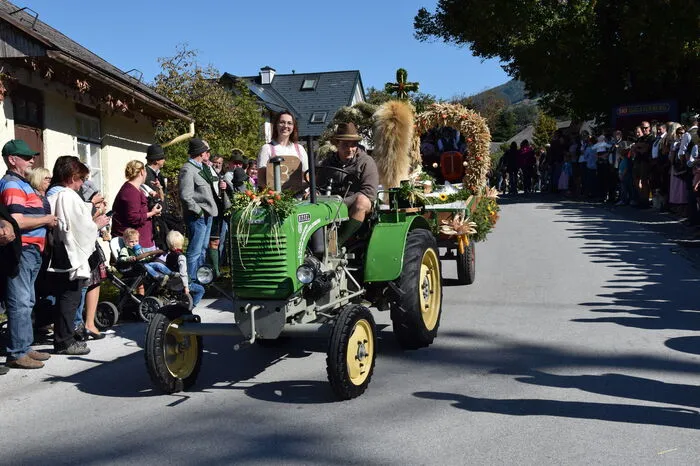Die Erntekrone darf nicht fehlen