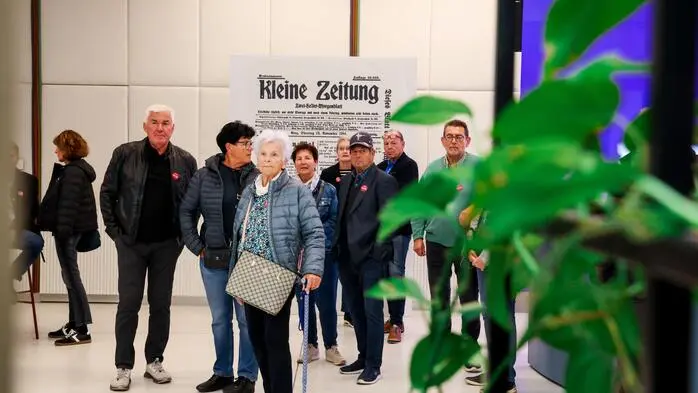 Ankunft bei der Kleinen Zeitung