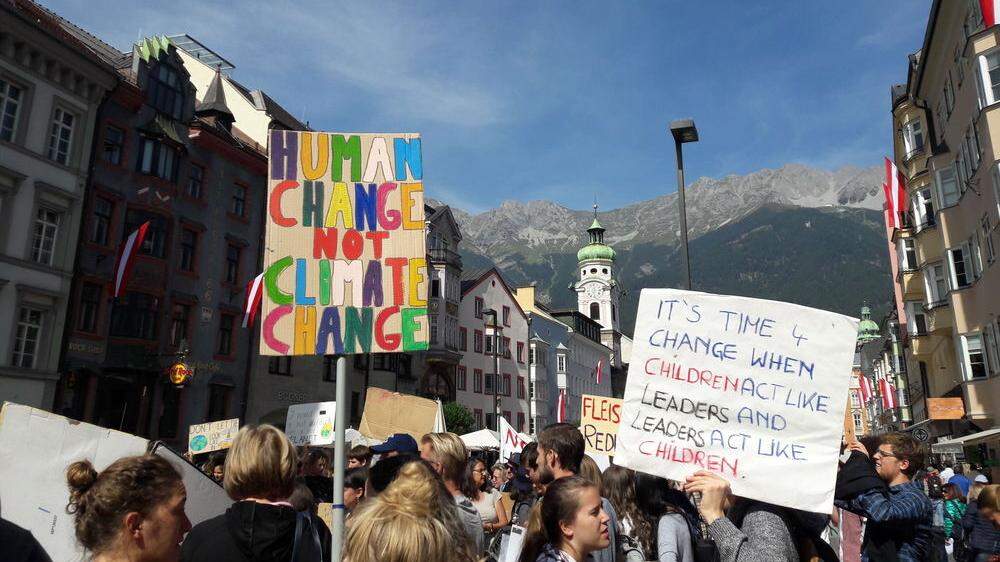 Klima-Aktionen in ganz Österreich