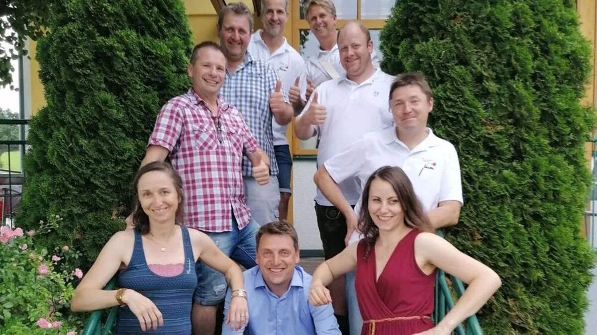 Das Team der SPÖ Gutenberg-Stenzengreith um Vinzenz Mautner (vorne Mitte)